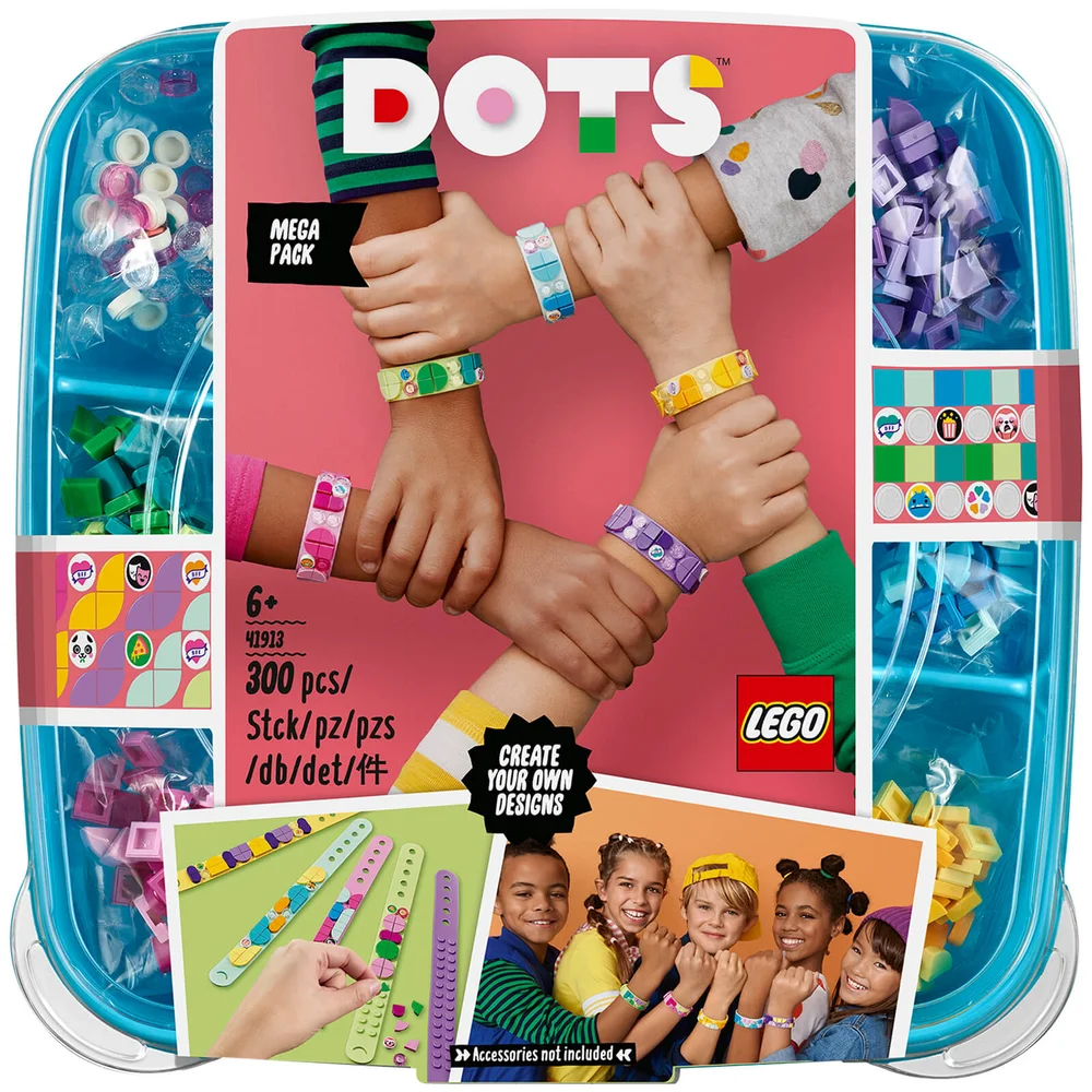 DOTS: Bracelet Mega Pack DIY Jewellery Set by LEGO (41913) Image 1