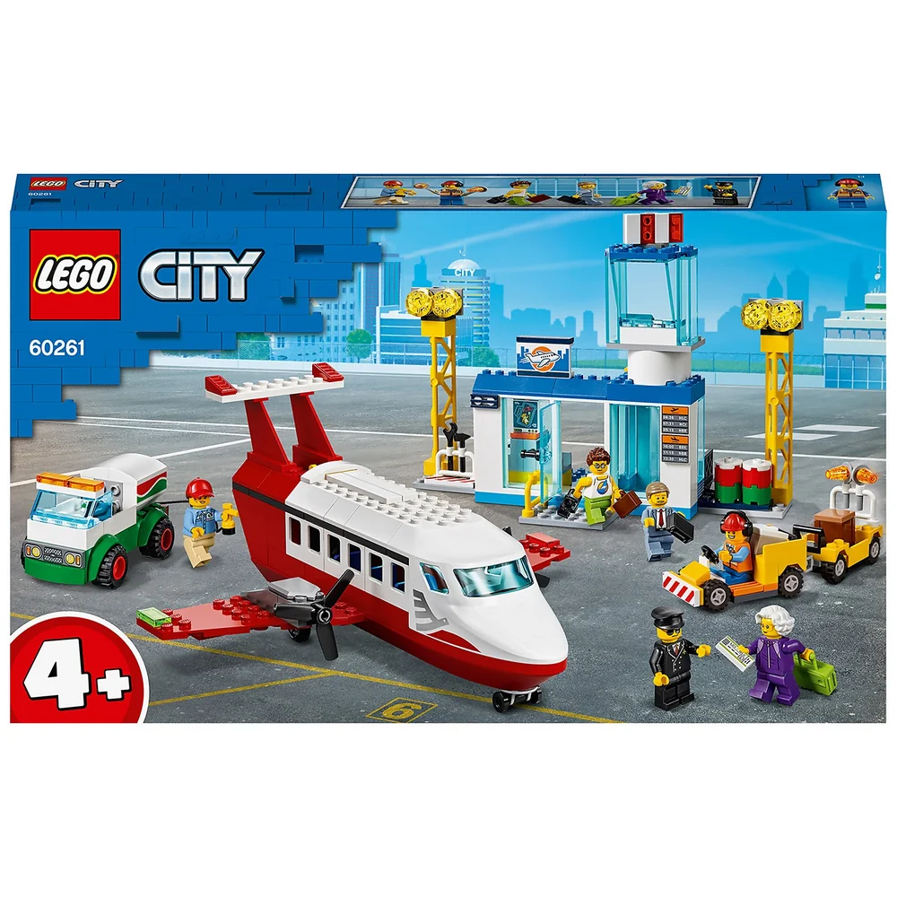 LEGO City: 4+ Central Airport Charter Plane Toy (60261) Image 1