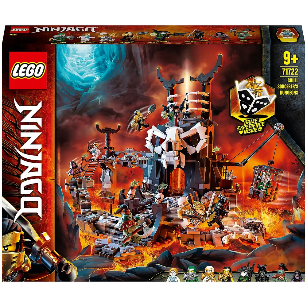 LEGO NINJAGO: Skull Sorcerers Dungeons Board Game Set (71722) Image 1