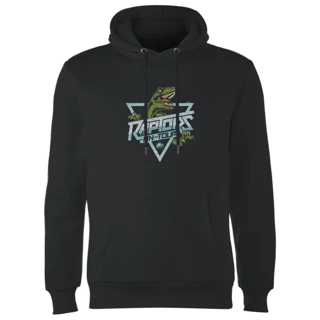 Jurassic Park Raptors On Tour Stroke Hoodie - Black