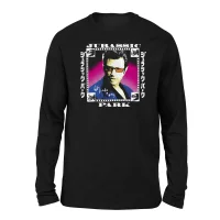 Jurassic Park Jeff Unisex Long Sleeve T-Shirt - Black - undefined undefined
