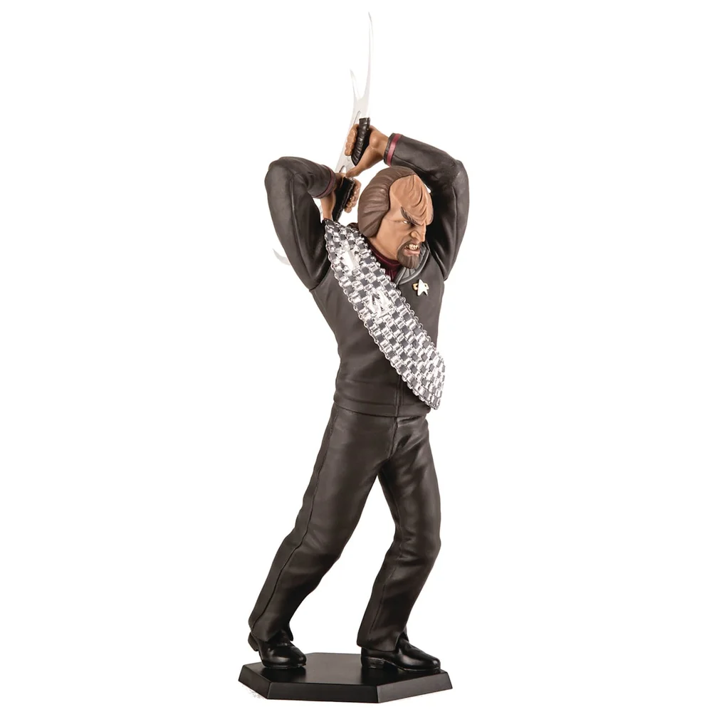 Quantum Mechanix Star Trek: Deep Space 9 Worf Mini Masters Figure Image 1