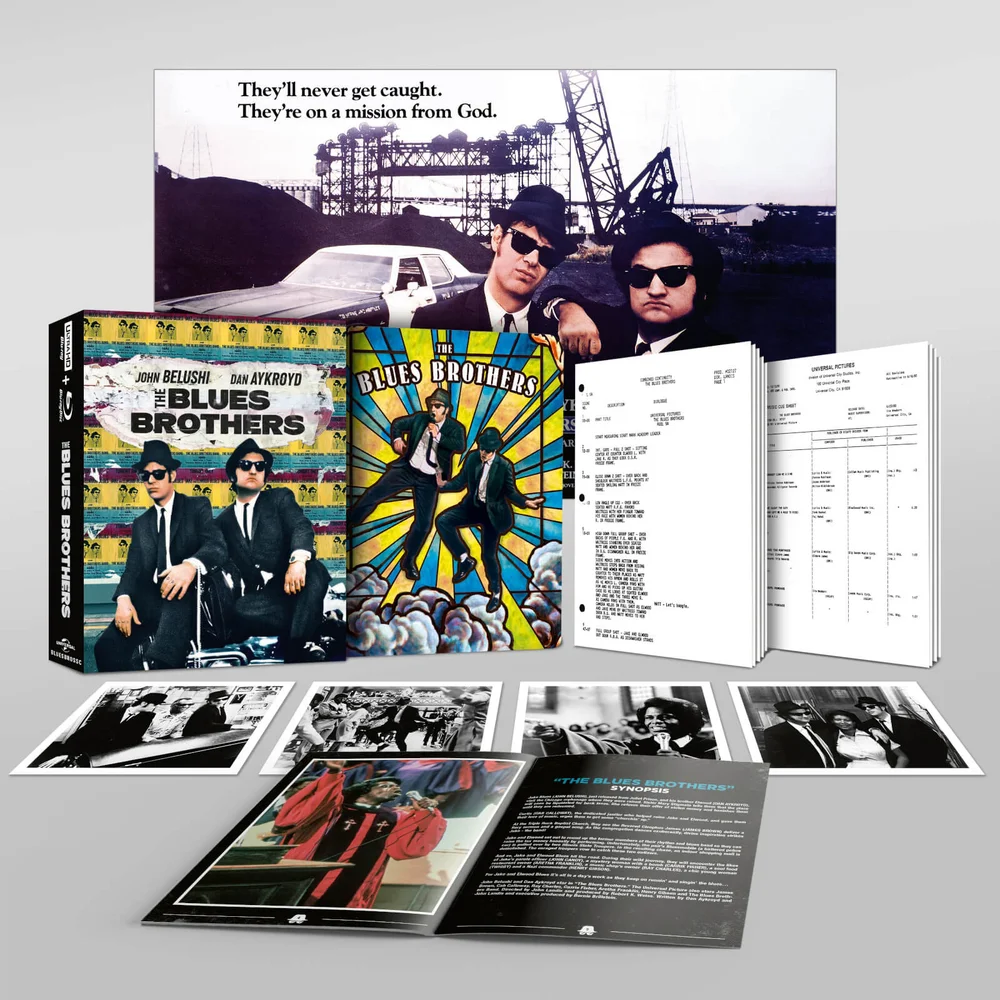 The Blues Brothers – Zavvi Exclusive 4K Ultra HD Deluxe Steelbook (Includes 2D Blu-ray) Image 1