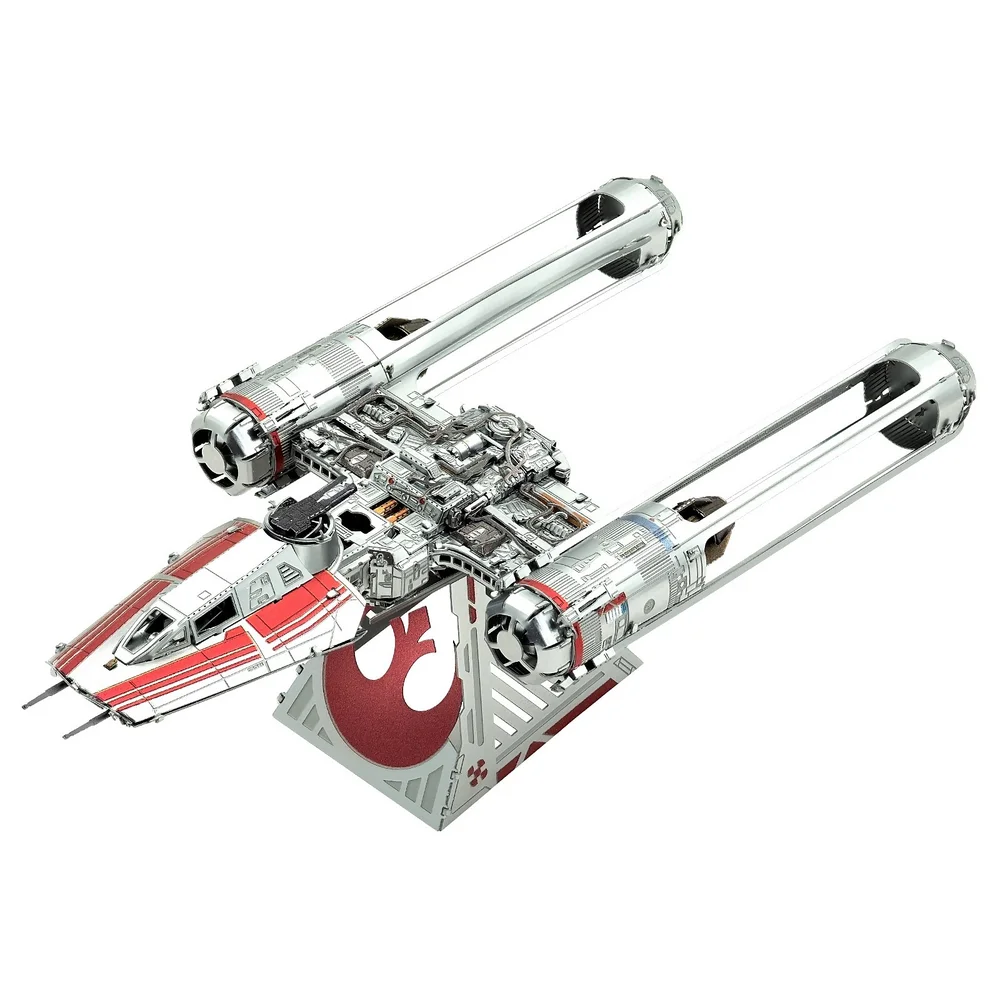 Star Wars Episode 9 Metal Earth 3D Construction Kit - Zorri's Y-Wing Fighter Image 1
