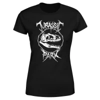Jurassic Park T-Rex Bones Women's T-Shirt - Black - undefined undefined