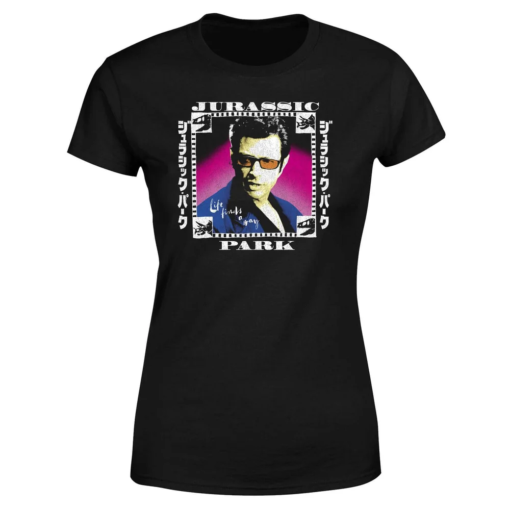 Jurassic Park Jeff Women's T-Shirt - Black - S Image 1