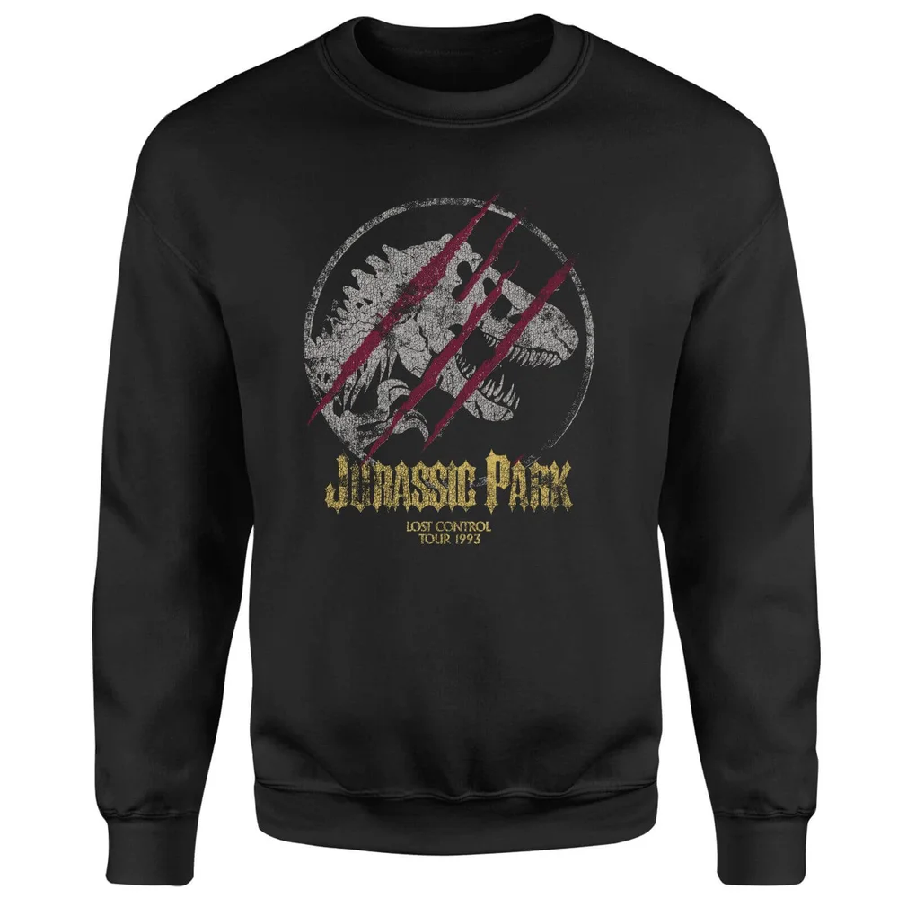 Jurassic Park Lost Control Sweatshirt - Black - S Image 1