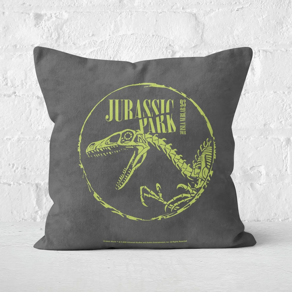 Jurassic Park Skell Square Cushion - 50x50cm - Soft Touch Image 1