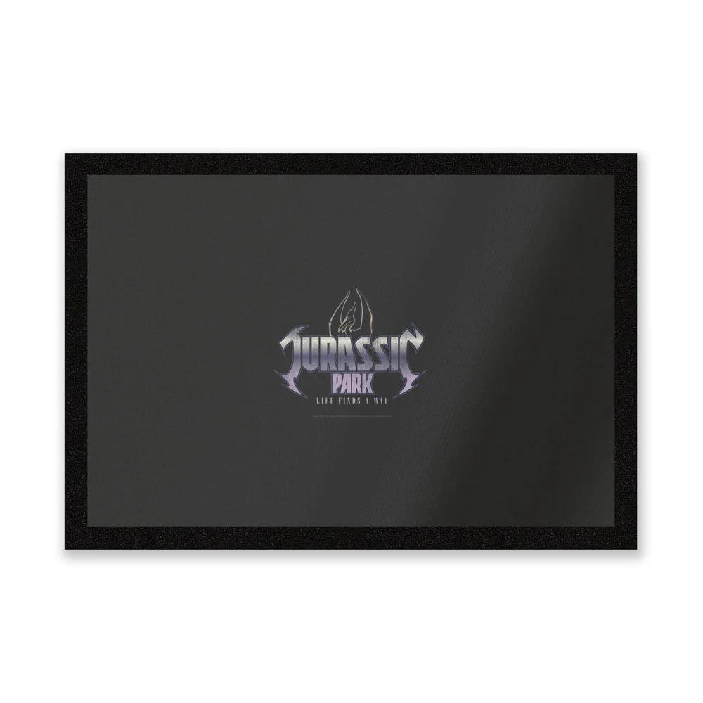 Jurassic Park Life Finds A Way Entrance Mat Image 1