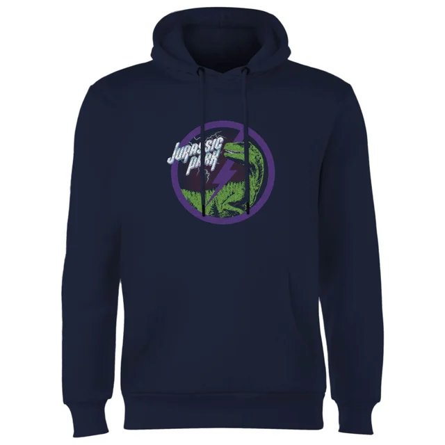 Jurassic Park Raptor Bolt Hoodie - Navy