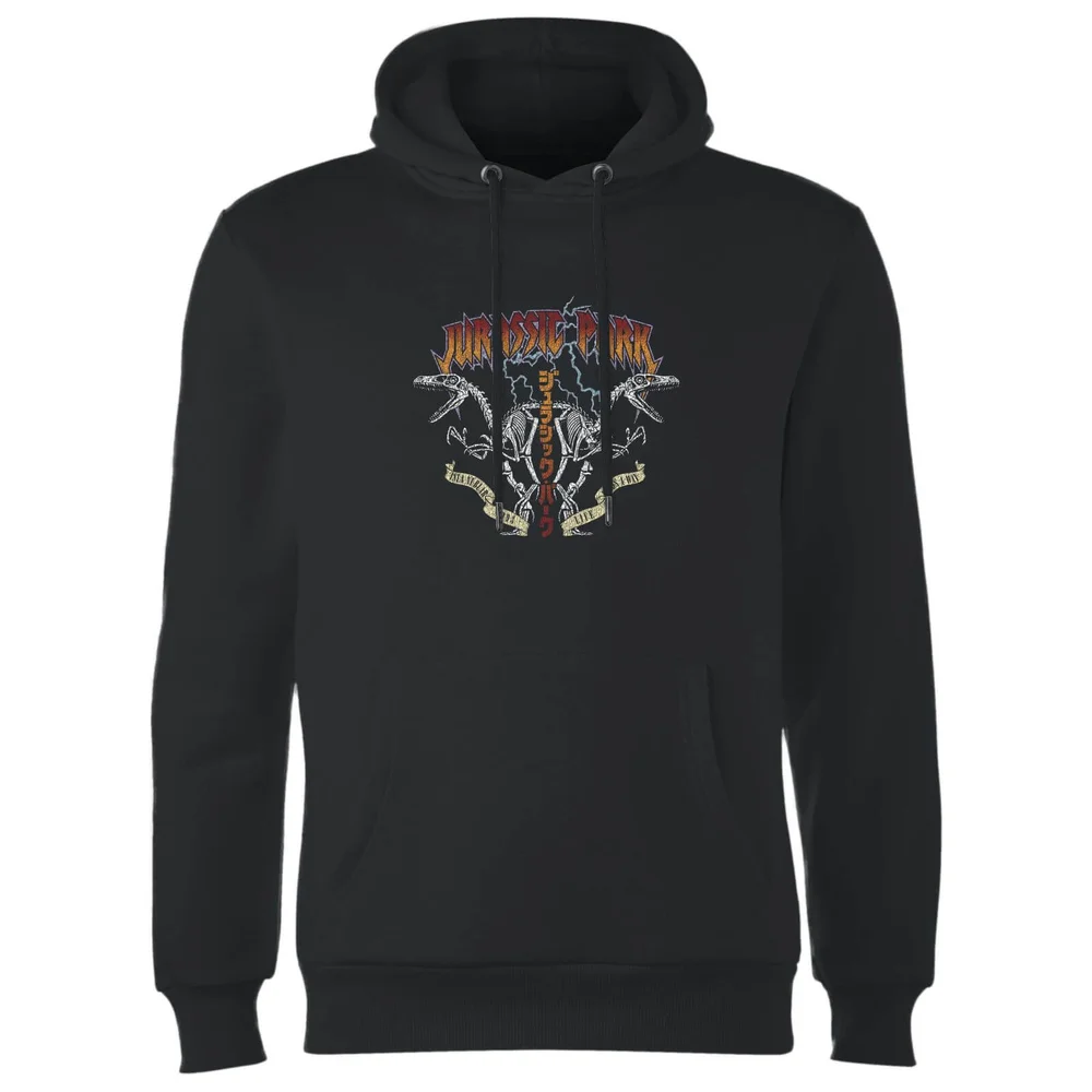 Jurassic Park Raptor Twinz Hoodie - Black - S Image 1