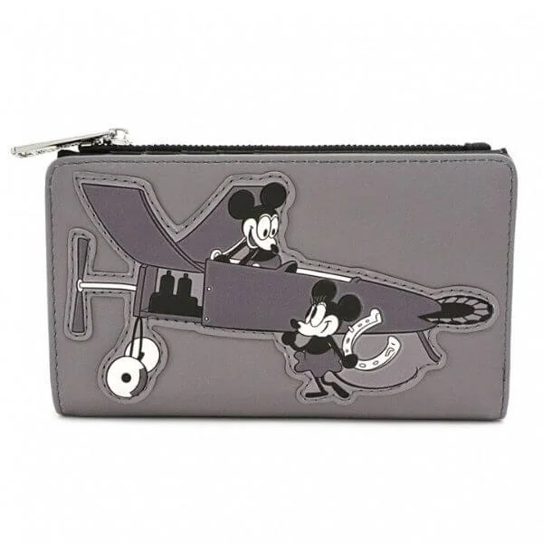 Loungefly Disney Mickey Mouse Faux Leather Flap Purse Image 1