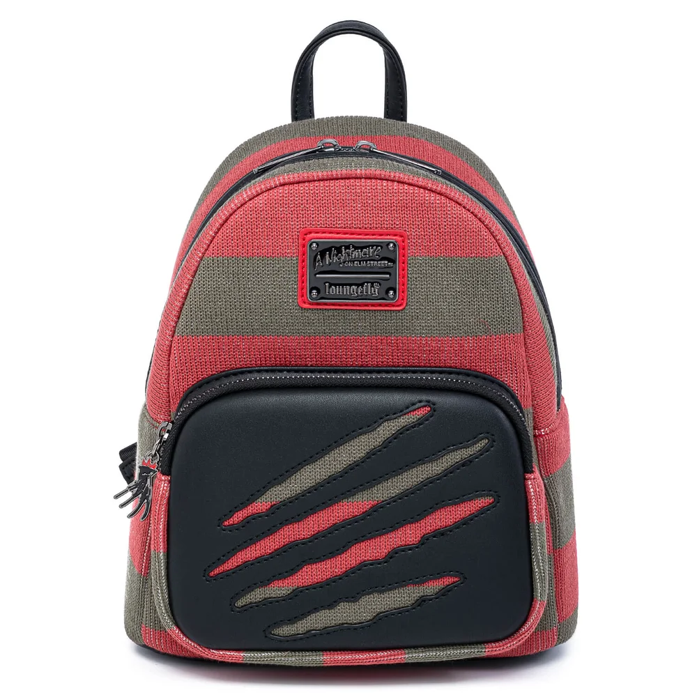 Loungefly Nightmare On Elm Street Freddy Sweater Mini Backpack Image 1