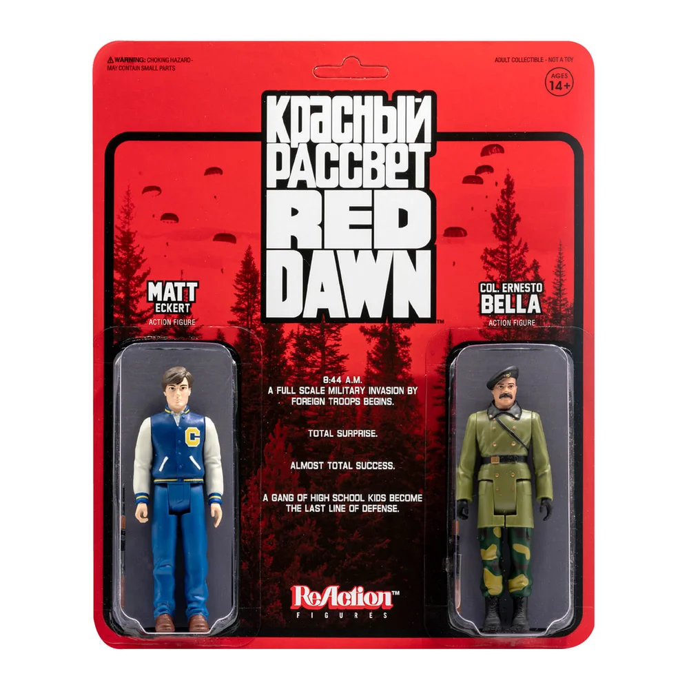Super7 Red Dawn ReAction Figure 2-Pack - Matt and Bella Image 1