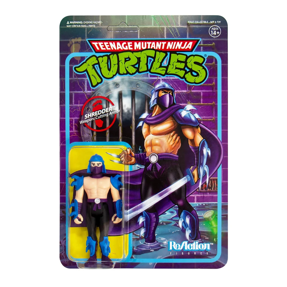Super7 Teenage Mutant Ninja Turtles ReAction Figure - Shredder Image 1