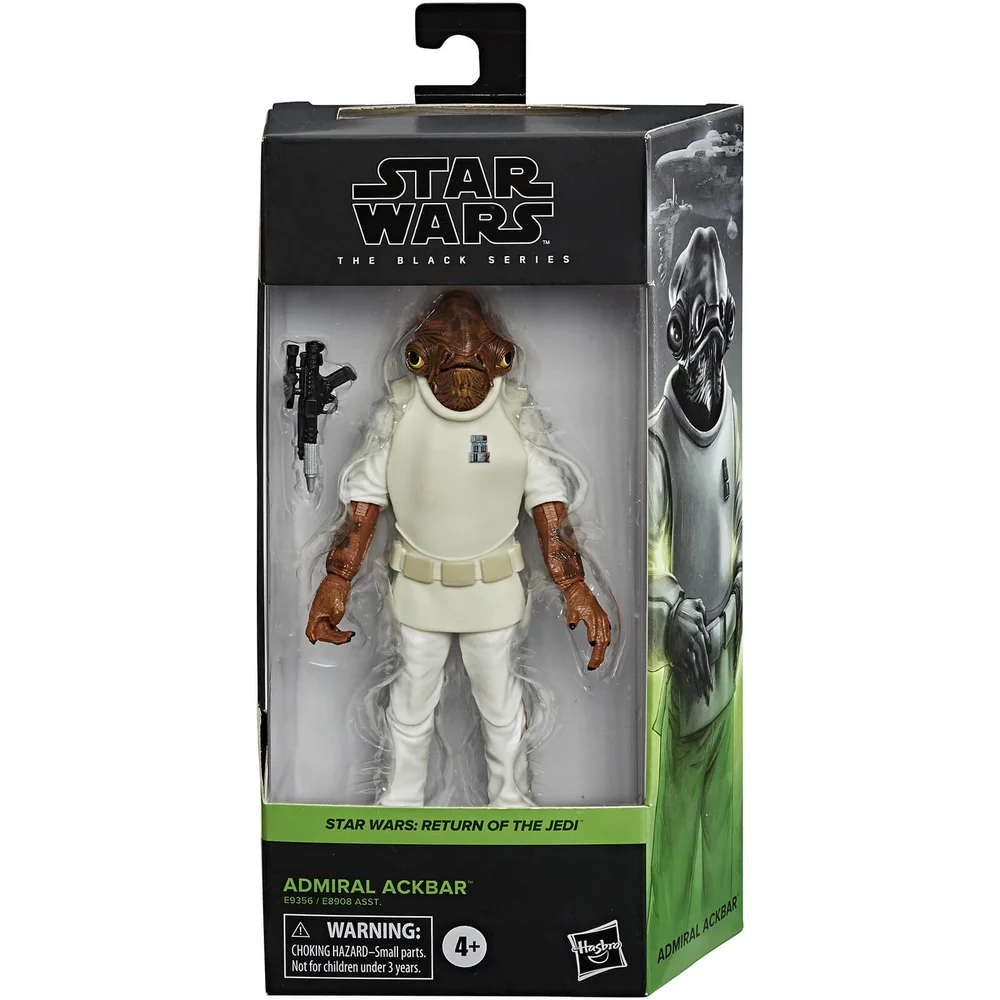 Hasbro Star Wars Black Series Episode 6 Admiral Ackbar 6-Inch Scale Figure Image 1