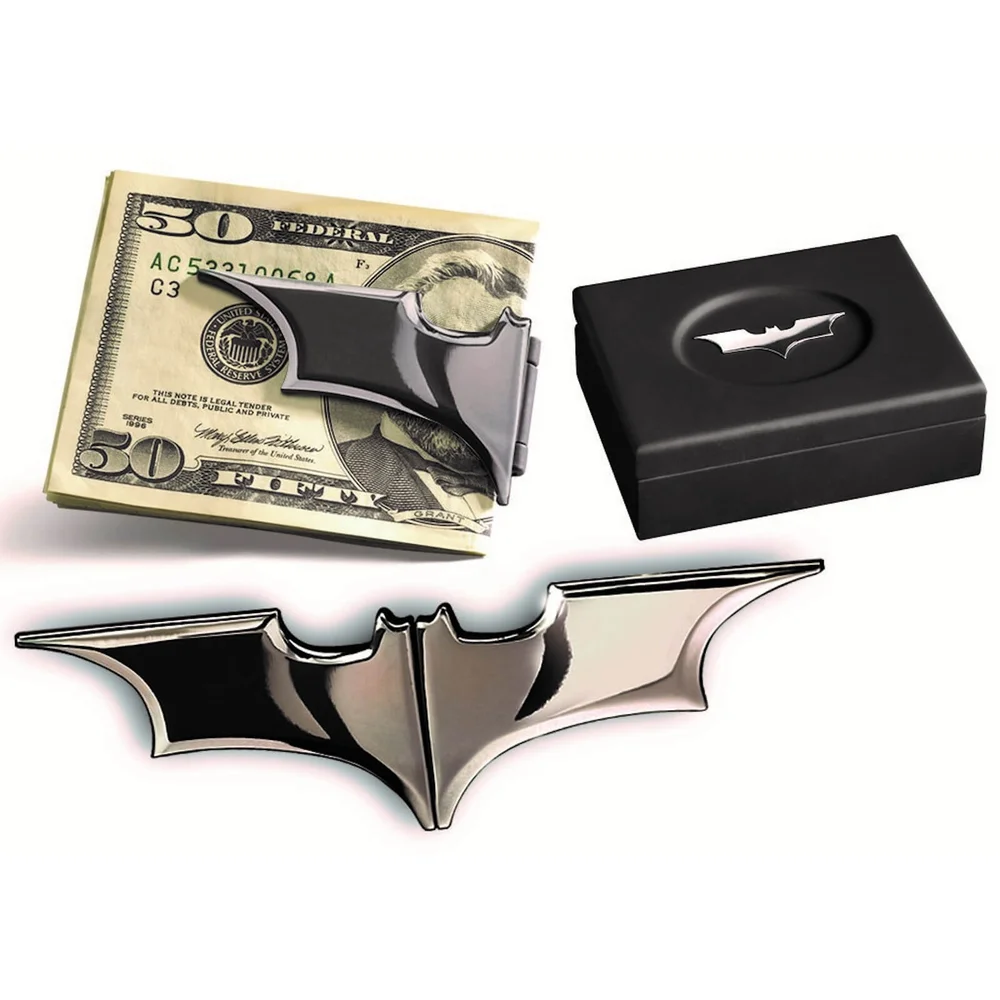 DC Comics Batarang Money Clip (Dark Chrome) Image 1