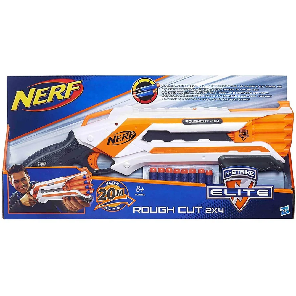 NERF Rough Cut 2x4 Elite Blaster Image 1
