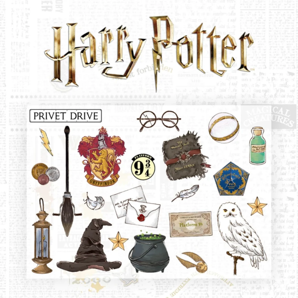 Harry Potter Wall Decal Set Image 1