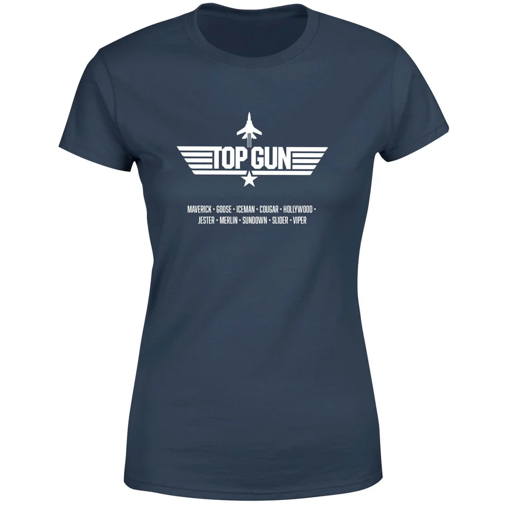Top Gun Codenames Women's T-Shirt - Navy - XS Image 1