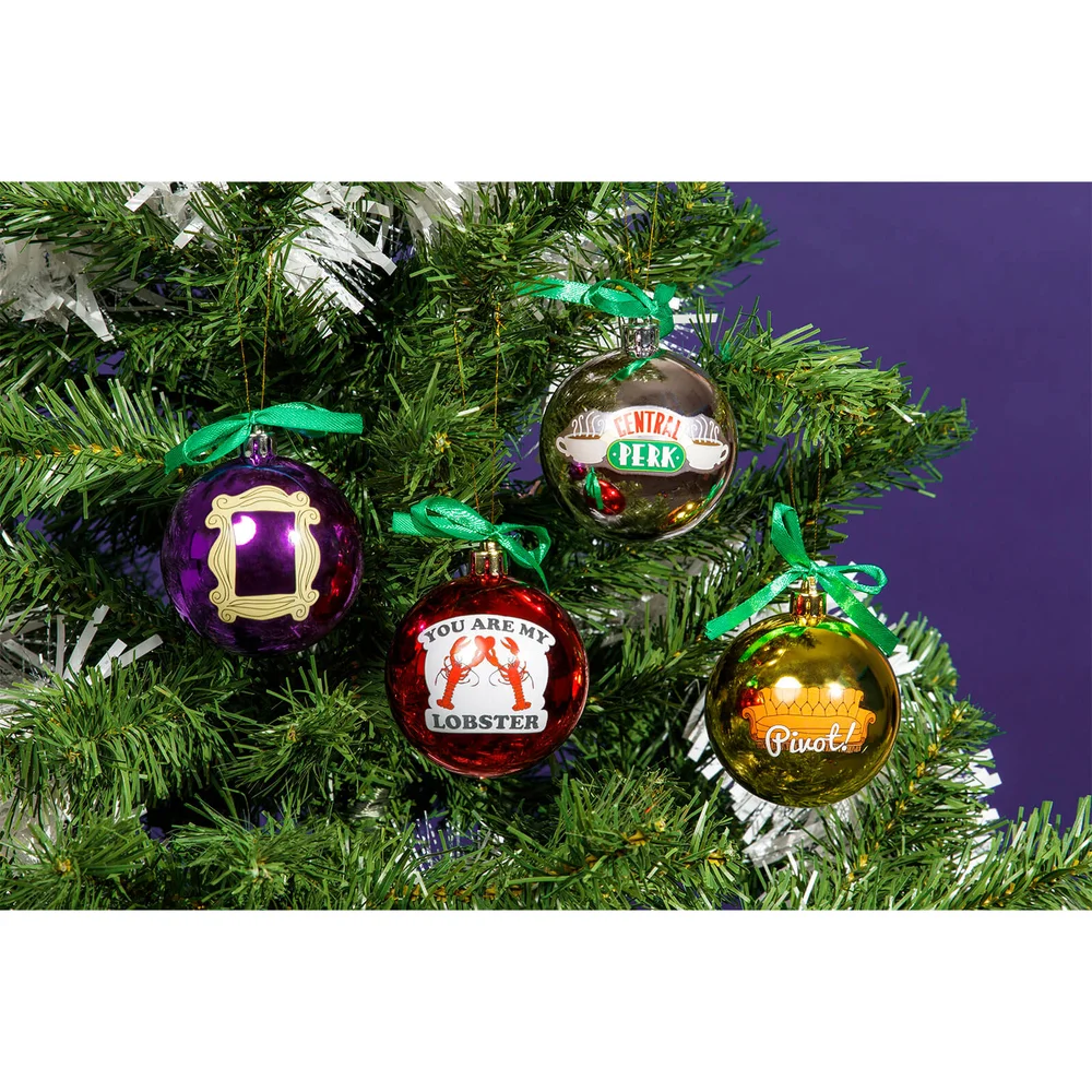 Friends Christmas Tree Decorations - Set of 4 Image 1