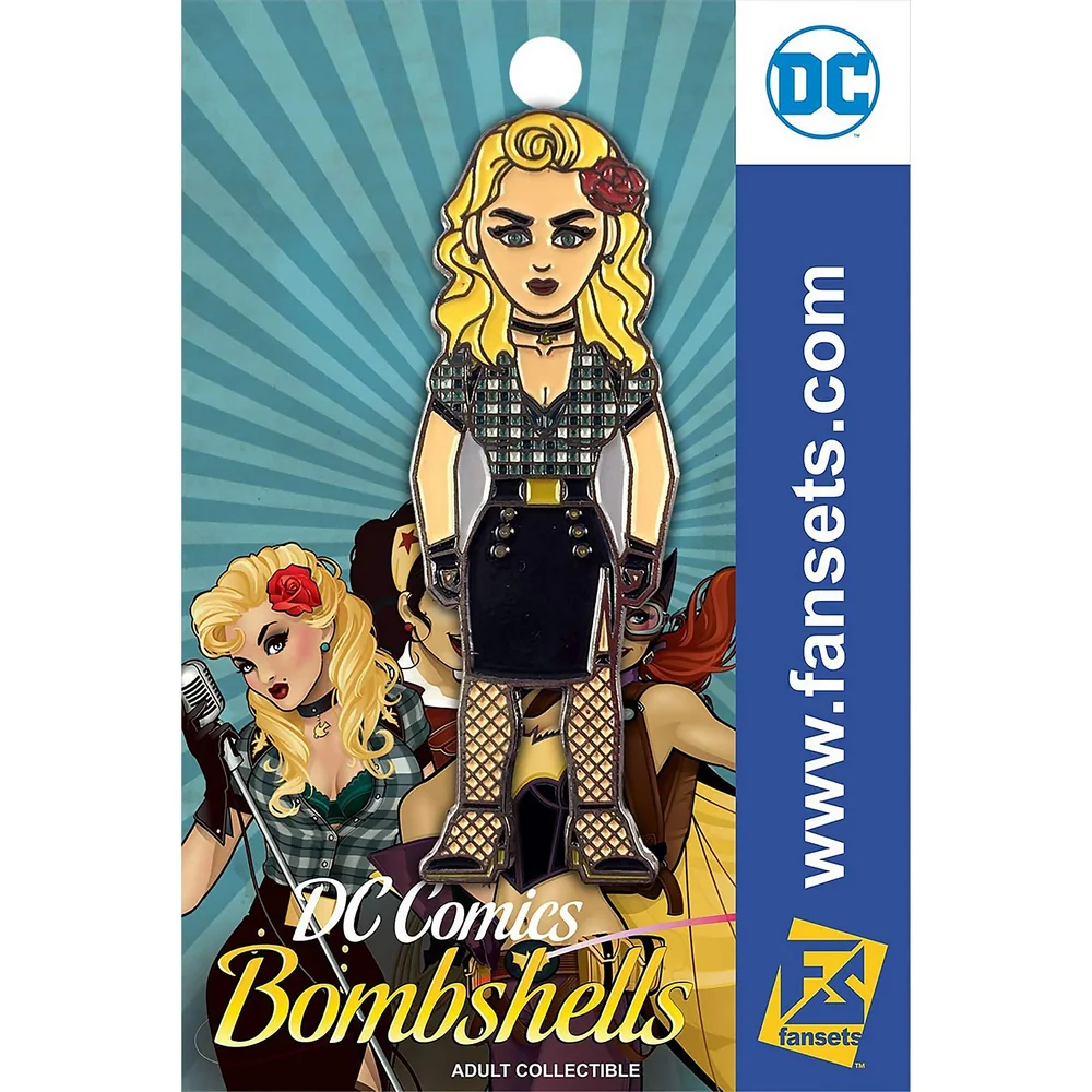 DC Bombshells Black Canary Pin Image 1