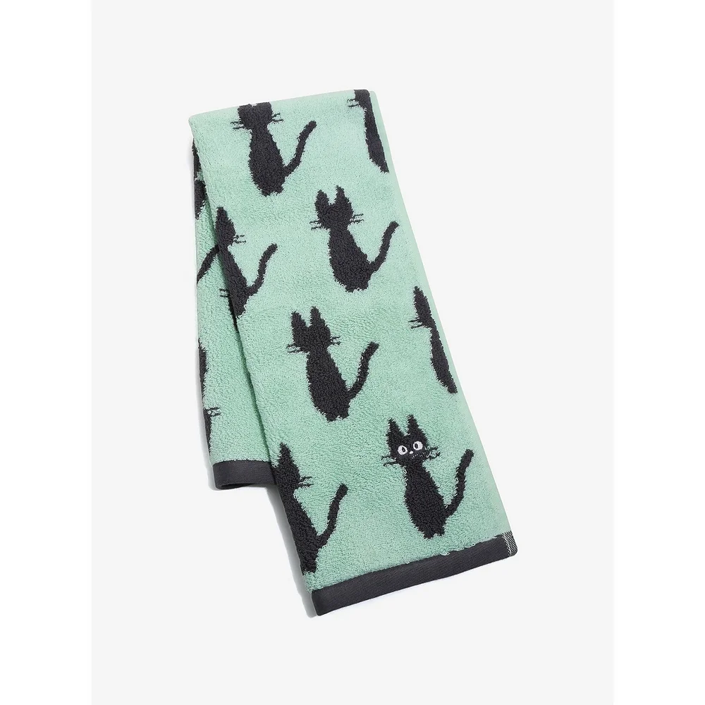 Kiki's Delivery Service Jiji Silhouette Wash Towel Image 1
