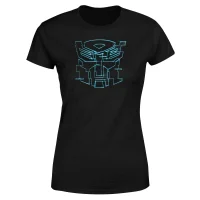 Transformers Autobot Glitch Women's T-Shirt - Black - undefined undefined
