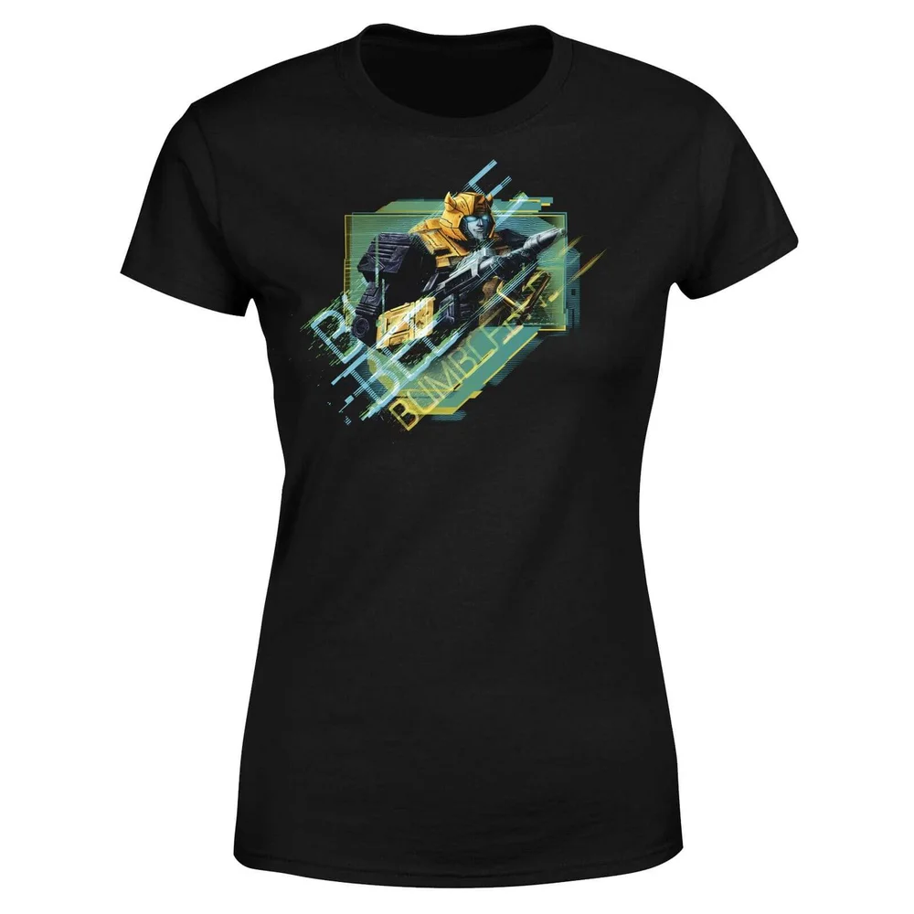 Transformers Bumble Bee Glitch Women's T-Shirt - Black - XS Image 1