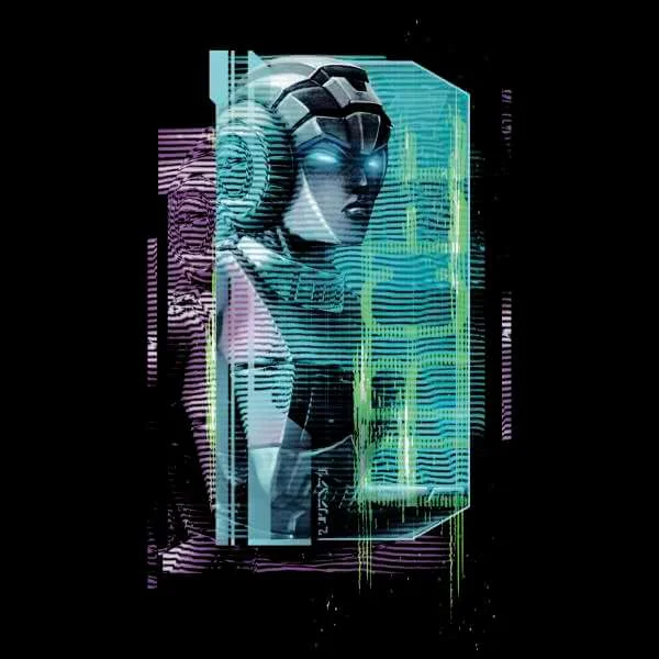 Transformers Arcee Glitch Unisex T-Shirt - Black