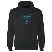 Transformers Autobot Glitch Hoodie - Black