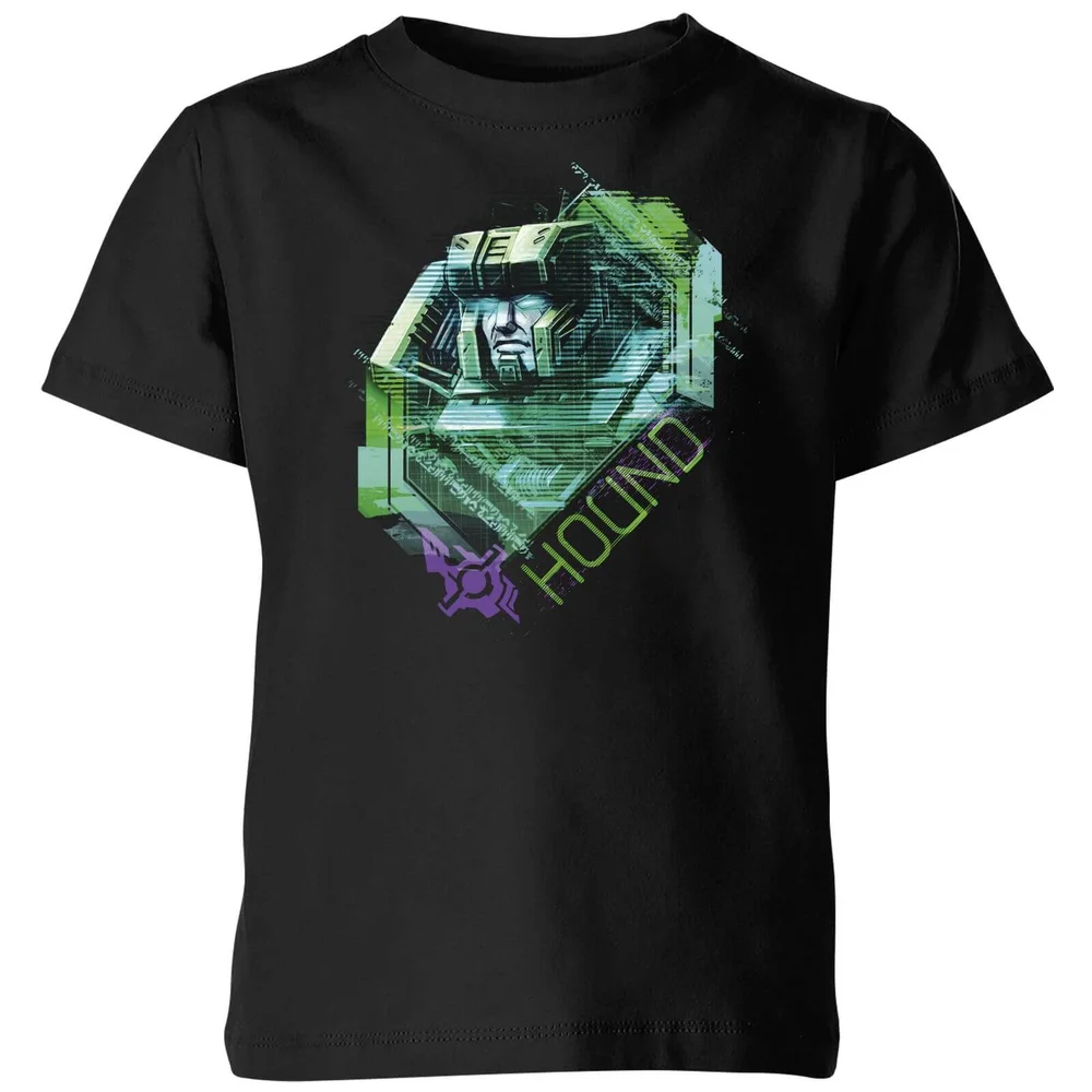 Transformers Hound Glitch Kids' T-Shirt - Black - 3-4 Years Image 1