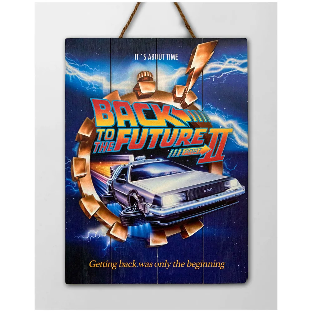 Doctor Collector Back to the Future II WoodArts 3D Print Image 1