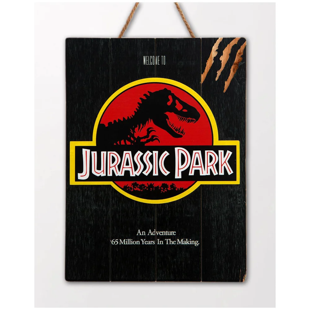 Doctor Collector Jurassic Park Welcome to Jurassic Park WoodArts 3D Print Image 1