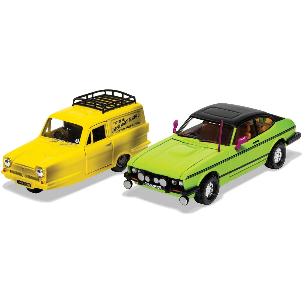 Del Boy's Reliant Regal and Ford Capri Mk II Model Set - Scale 1:36 Image 1
