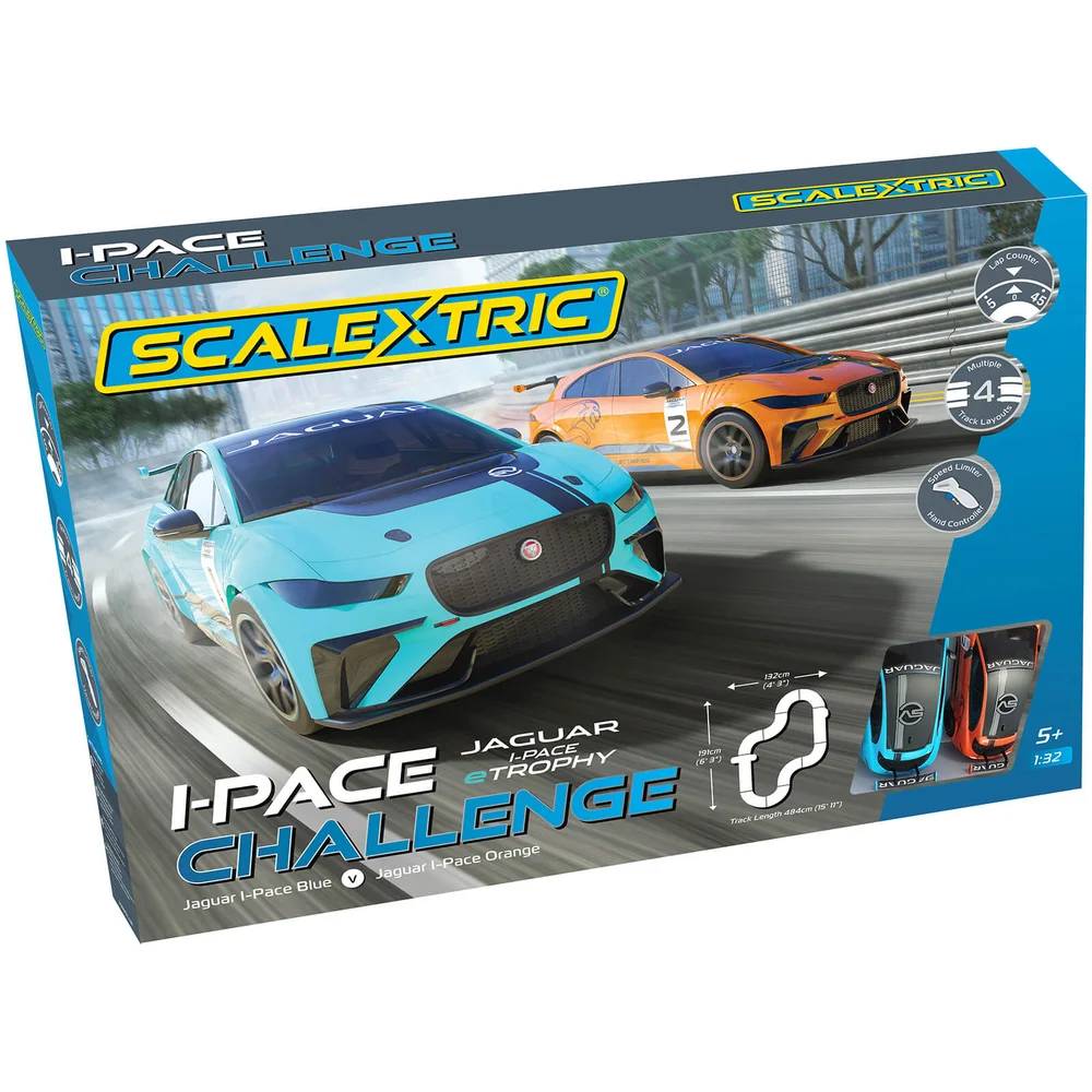 Scalextric I-Pace Challenge (2 x Jaguar I-Pace) Race Set Image 1