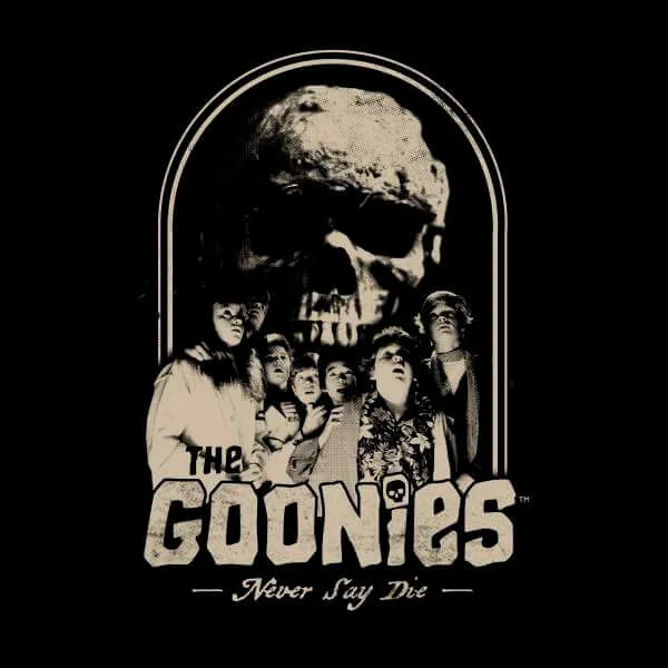 The Goonies Never Say Die Retro Men's T-Shirt - Black