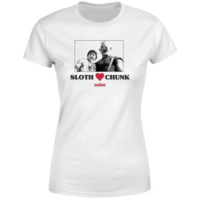 The Goonies Sloth Love Chunk Women's T-Shirt - White