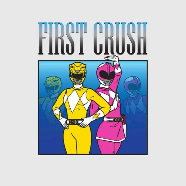 Power Rangers First Crush Women's T-Shirt - Grey