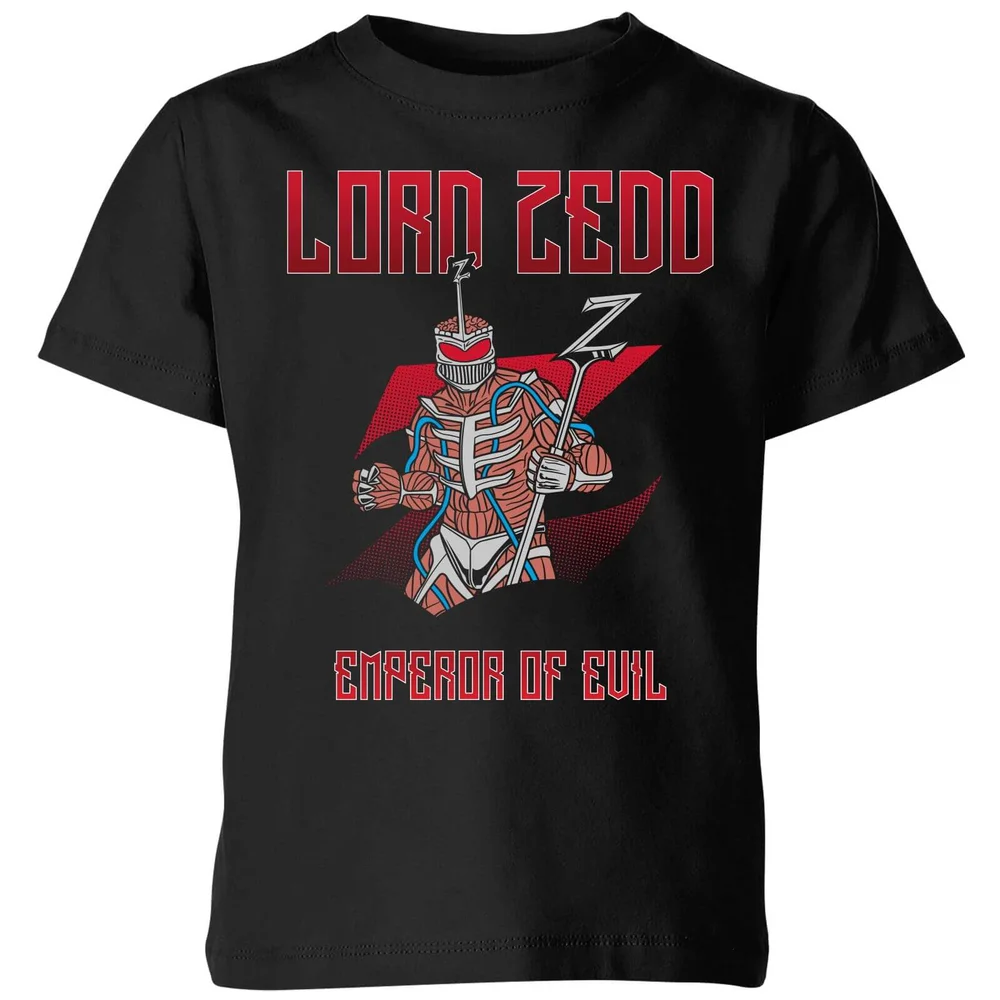 Power Rangers Lord Zedd Kids' T-Shirt - Black - 3-4 Years Image 1