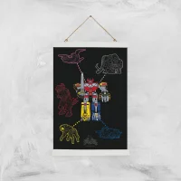 Power Rangers Megazord Giclee Print Giclee Art Print