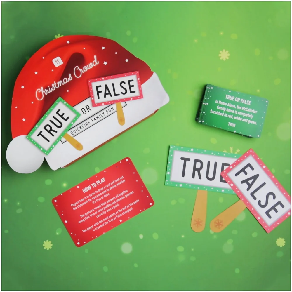 Talking Tables Christmas True or False Game Image 1