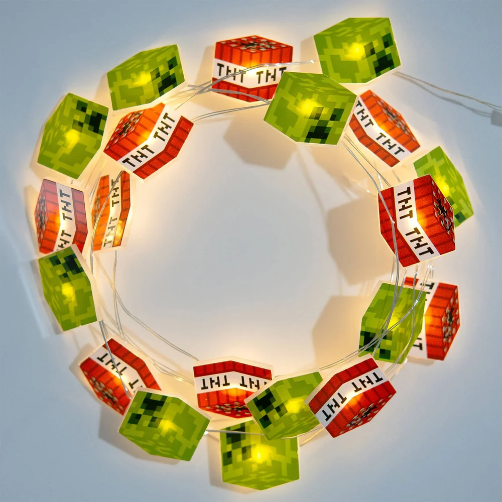 Minecraft Creeper and TNT Block Lichterkette Image 1