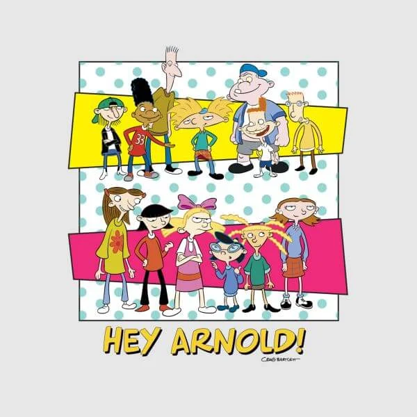 Hey Arnold Guys & Girls Women's T-Shirt - Grey