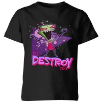 Invader Zim I'll DESTROY You Kids' T-Shirt - Black - undefined undefined