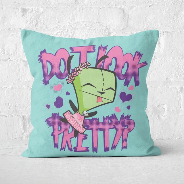 Invader Zim Gir! Square Cushion