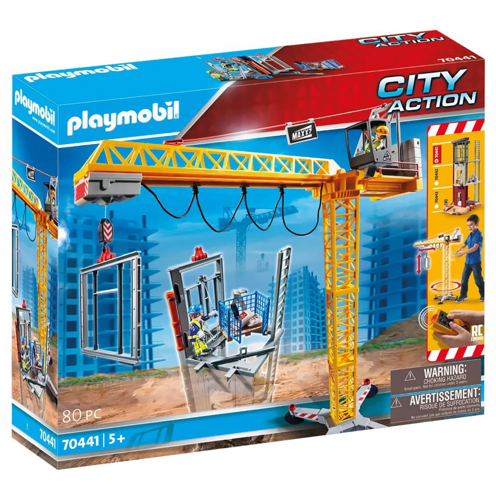 Playmobil City Action Construction Crane (70441) Image 1