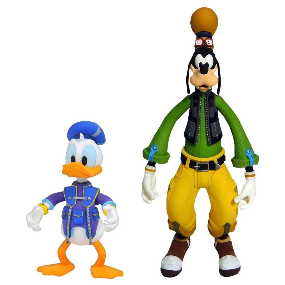 Diamond Select Kingdom Hearts - Donald & Goofy 6" Action Figure Image 1