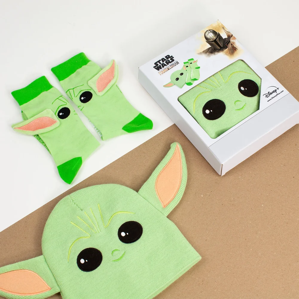 The Mandalorian Beanie and Socks Gift Set - The Child Image 1