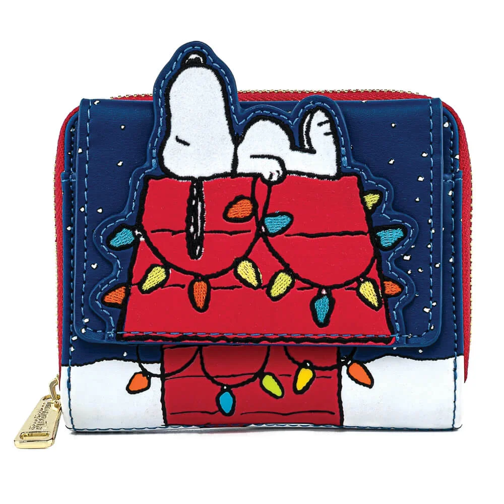 Loungefly Peanuts Holiday Snoopy House Wallet Image 1